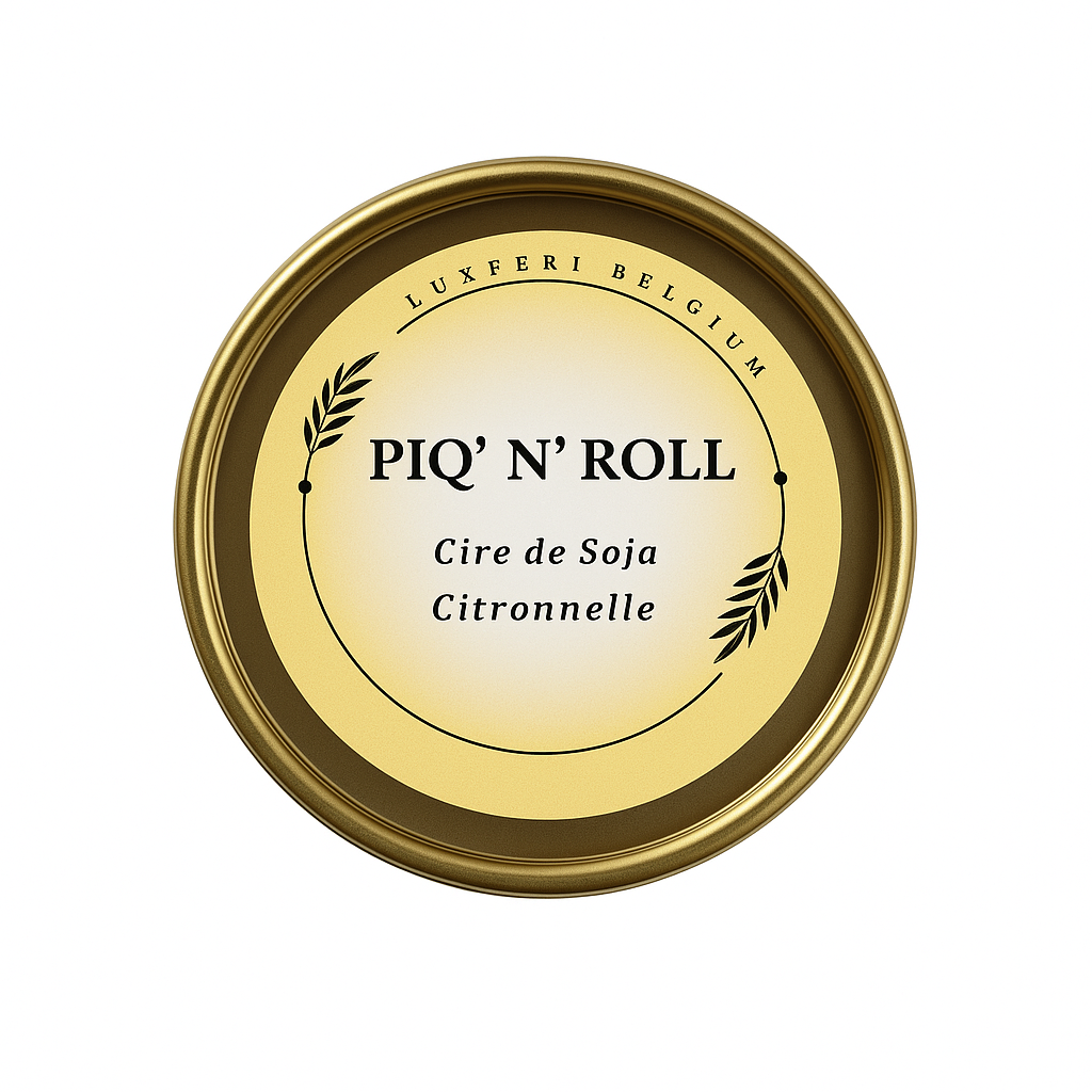 Bougie naturelle - Piq'N'Roll