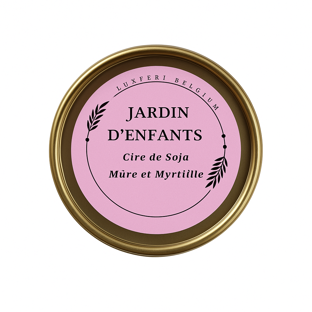 Bougie naturelle - Jardin d'enfants
