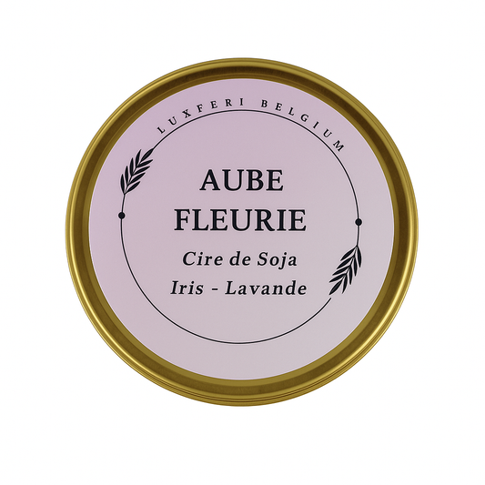 Bougie naturelle - Aube Fleurie